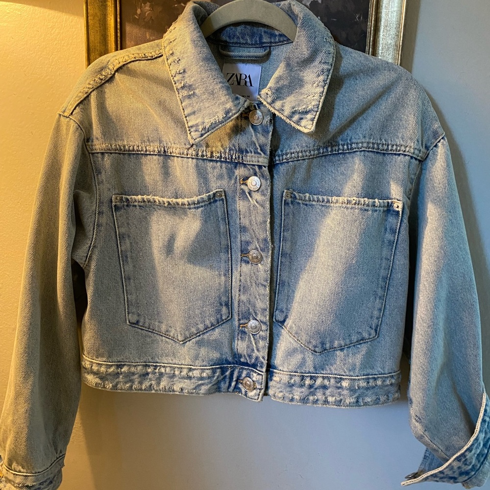 Cropped Denim Jacket